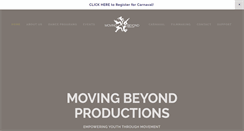 Desktop Screenshot of movingbeyondproductions.org